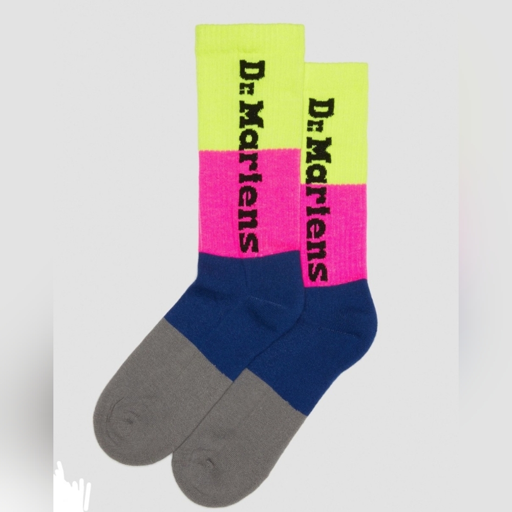 Dr. Martens Vertical Logo Pop Color Socks M/L